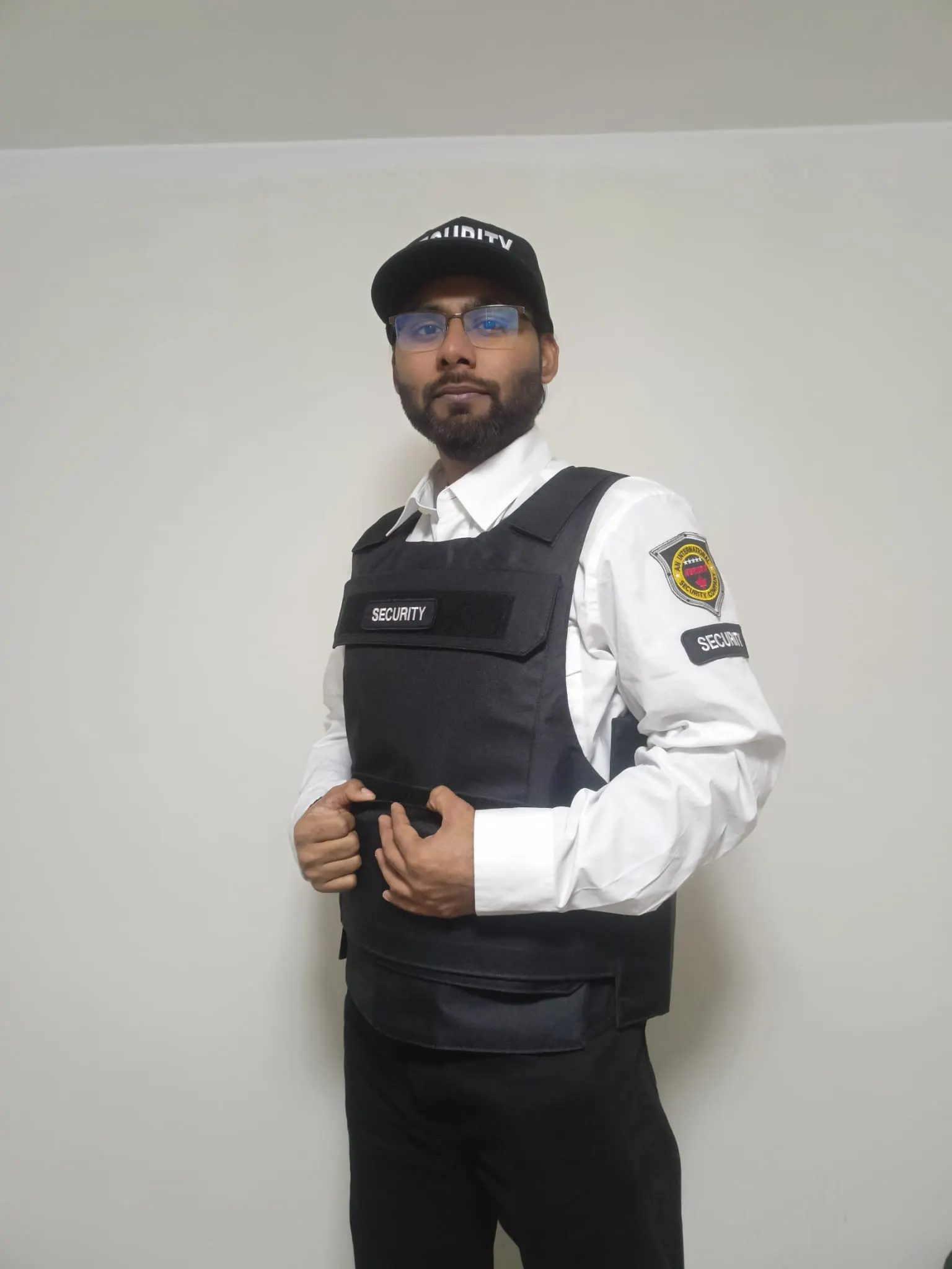Aurora security on duty