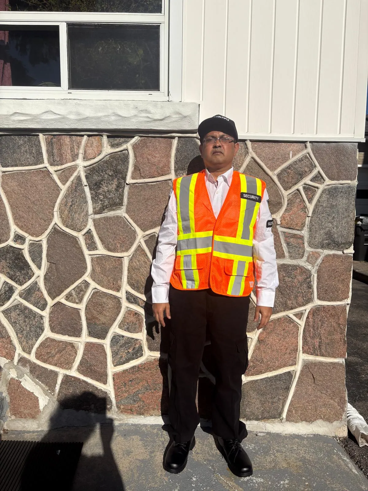 Aurora security on duty